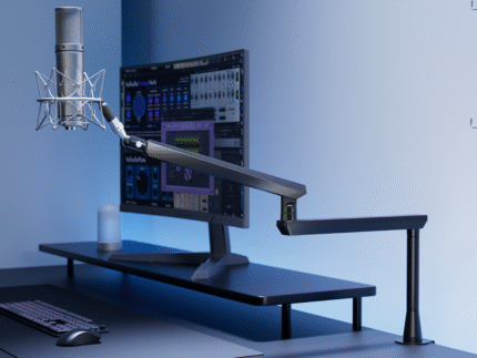 Single Premium Aluminum Studio Microphone Stand